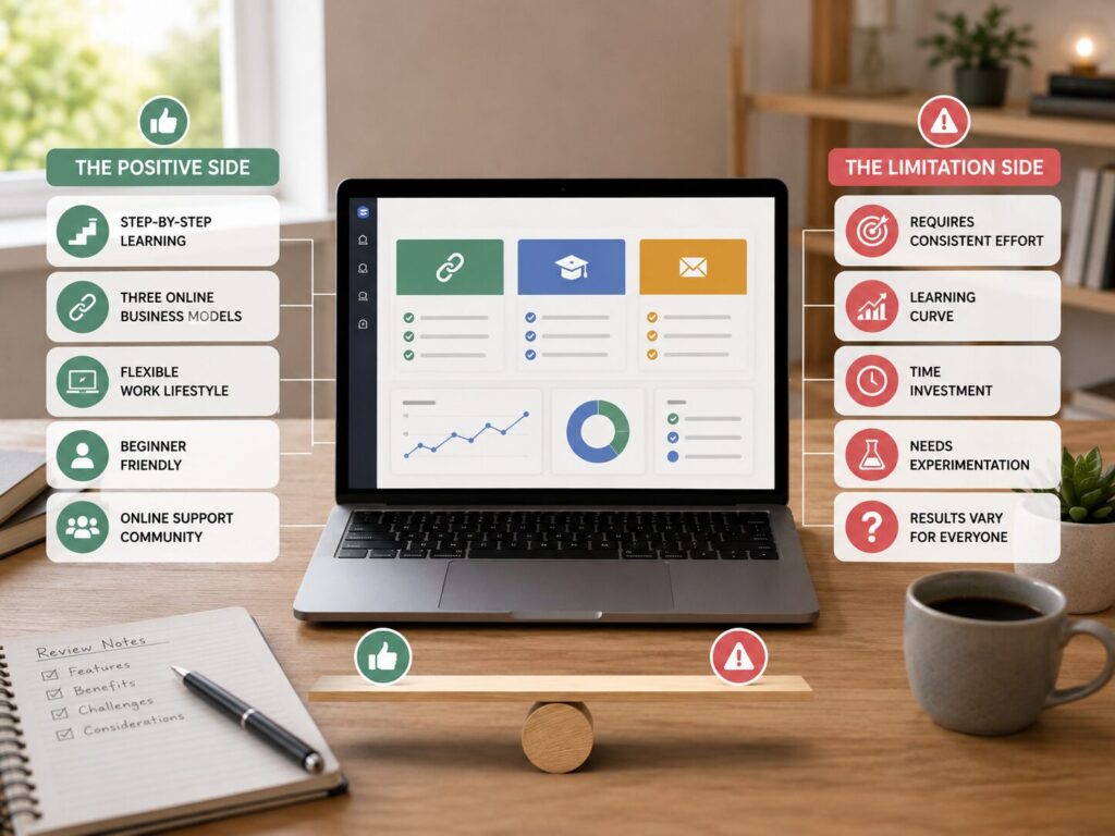 Go Digital Income pros and cons for beginner online entrepreneurs