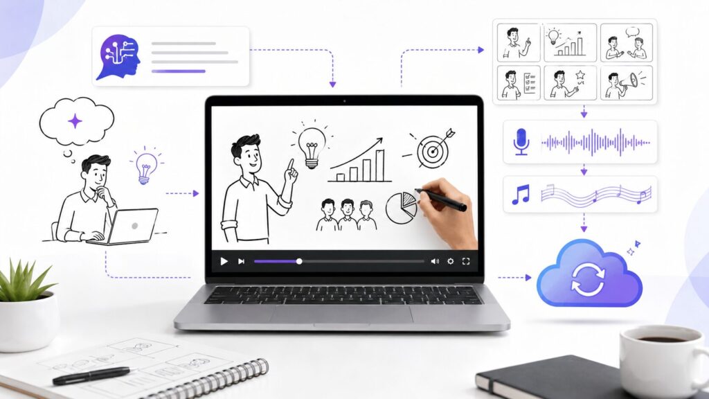 What is InstaDoodle AI-powered doodle video maker